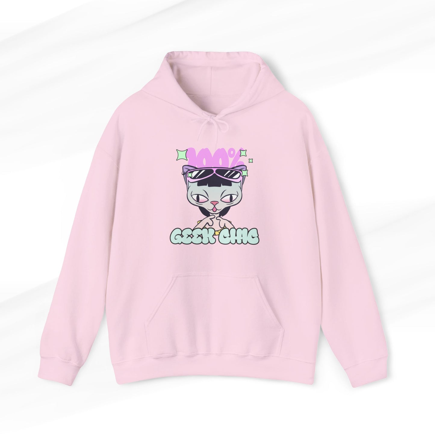 100% Geek Chic Graphic Hoodie