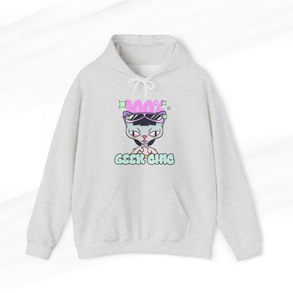 100% Geek Chic Graphic Hoodie