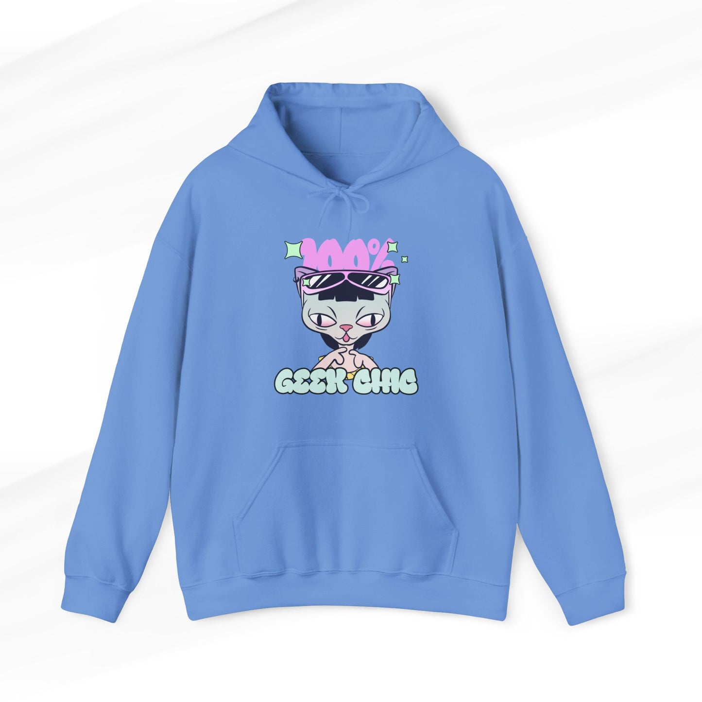 100% Geek Chic Graphic Hoodie